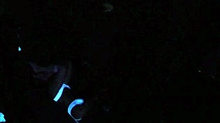 Scarlett Johnson screams in blacklight sex POV fetish!