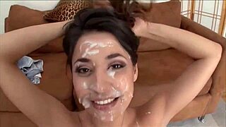 Gigi loren surrenders to bukkake frenzy with eager blowbang action