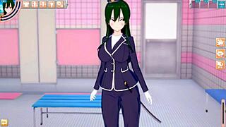 Re Zero Crusch Gets Her Breasts Rubbed Repeatedly in 3D CG Anime Hentai Game