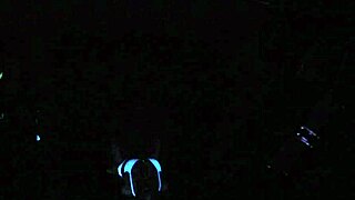 Scarlett Johnson screams in blacklight sex POV fetish!