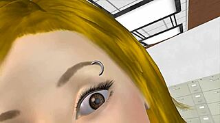 samanta and caytlin explore first person chrigelart together