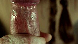 She says, Take my cock deep in your mouth, masked wife, with elegant sucking and licking.