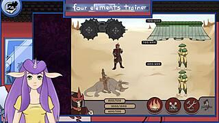 Avatar trainer part 23: guard blows muscular bodybuilder's monster cock