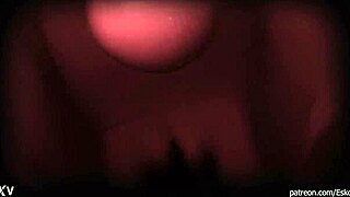 Giantess uses POV toy for intense masturbation in anime hentai re-upload by eskoz