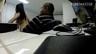 Fucking the saleslady in the office during break time