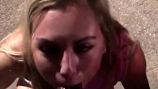 Sloppy Public Head From Whitegirl In Outdoor Setting