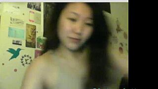 Cute Asian Teen Twerks Her Tight Ass On Webcam For Viewers