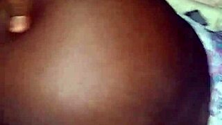 i bent over and got my big ebony ass fucked doggystyle by that huge cock, creampie inside me, so wet and homemade