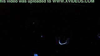 Scarlett Johnson screams in blacklight sex POV fetish!