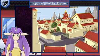 Avatar trainer part 23: guard blows muscular bodybuilder's monster cock