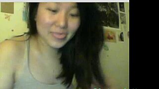 Cute Asian Teen Twerks Her Tight Ass On Webcam For Viewers