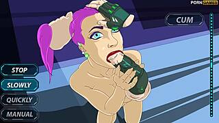 alien monster fucks anime girl in cyberpunk sex parody