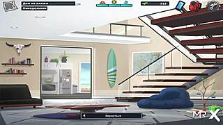 Swimsuit Teases Wet Pussy in Kitchen