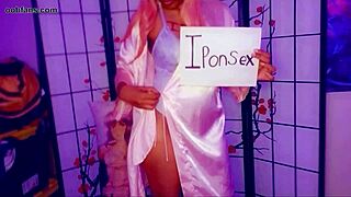 Ebony teen babe explores dirty lesbian pleasures in the dark