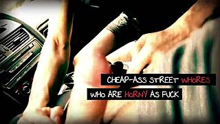 Fucked cheap ass in car before change