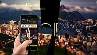 Tourist meets sexy masked women Larissa Leite at masquerade party! 🎭😈