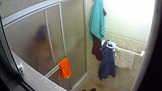 peruvian domestic employee bathing in her home