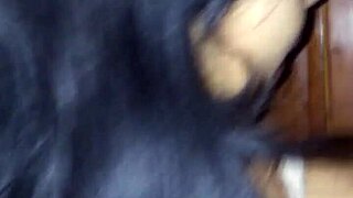 chava flaunts her thong-clad buttocks and spreads her ass wide