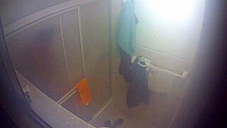 peruvian domestic employee bathing in her home