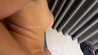 Marcella Branquinha, brunette latina, enjoys anal blowjob in doggystyle interracial scene