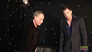 Rockstar and Show Host Threesome Blonde Milf