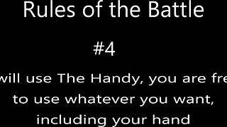 Battle 1: Playing Cock Hero Descent Episode 2 with the Handy - Can You Beat Me?