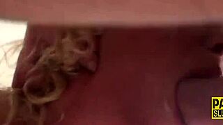 巨乳サブミルフが喉奥まで突かれてアナルハードバンギング