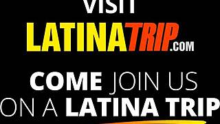 young latina takes huge cock deep