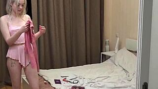 Watch depraved angel eva barbie in thigh-highs riding and blowjobbing hard!