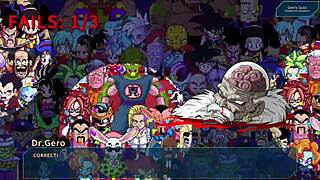 android 21 performs boob paizuri in kame paradise