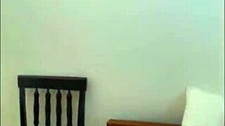 Husband rings doorbell as slutty chubby wife fucks attendant with big ass creampie