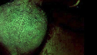 Guy jerks off to steamy lesbian porn scenes