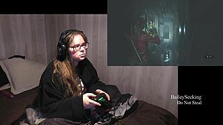 playing through resident evil 2 strip part 2