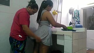 Maid Gives Pussy and Ass Blowjobs to Keep Job