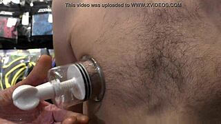 Nipple play fun at a gay shop in Tel Aviv, Israel, anyone joining?