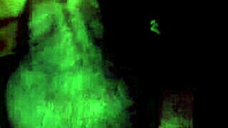 Guy jerks off to steamy lesbian porn scenes