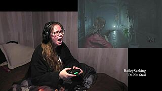 playing through resident evil 2 strip part 2