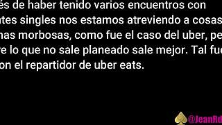 Uber eats delivery guy fucks me in this video story