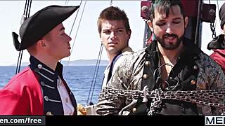 Pirates Plunder Gay Hunks in Anal Assfucking Fantasy Parody Part 3