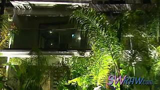 I savored oral pleasure with a petite ginger babe at the wild swinger orgy