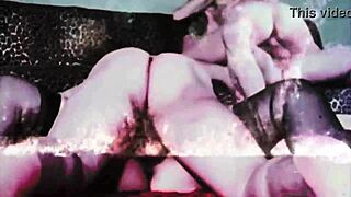 Vintage Taboo Outdoor Doggystyle With Hairy Pussy And Natural Tits