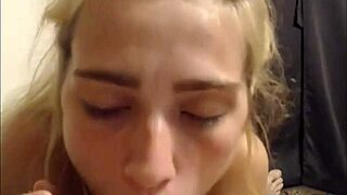 blonde loves sucking that dick