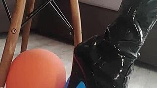 Can Veve Burst Balloons in Latex Stockings with a Needle?