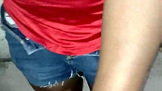 ebony amateur couple explores outdoor desires with shaved pussy and cock in homemade black setting