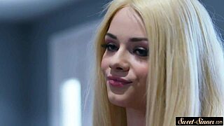 Inked teen rides dick then doggystyle