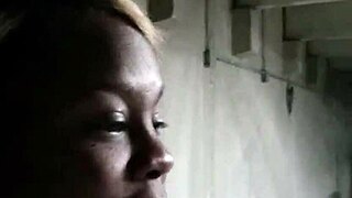 ebony amateur couple explores outdoor desires with shaved pussy and cock in homemade black setting