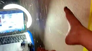 Watch Lilred squirt like a fountain and break her laptop on live webcam?