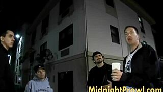 i watch krystal jordan sucking those dicks before getting fucked hard by the foursome group in this reality banging scene