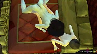 Ada Wong and Alcina Dimitrescu tease in hot lesbian sex with fingering and masturbation