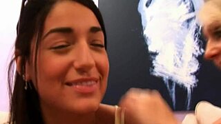 Wild Milf Dominates Young Lesbian!